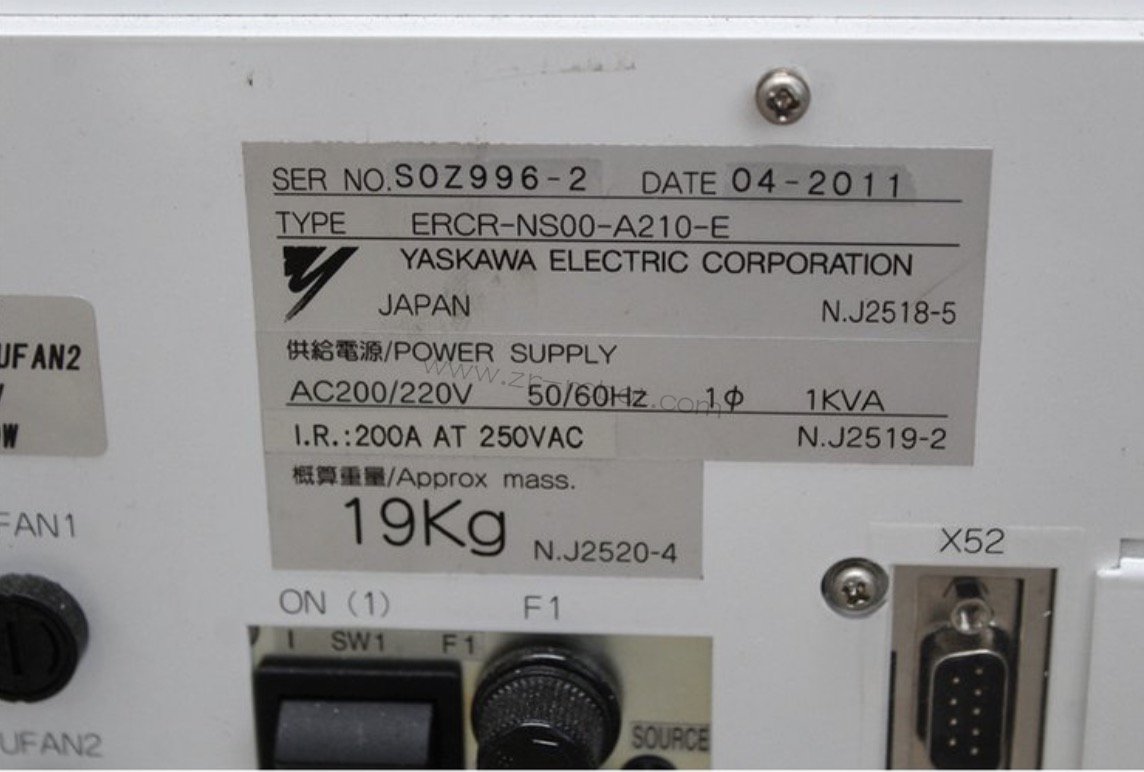 安川YASKAWA半导体机器人ERCR-NS00-A210控制柜维修讲解