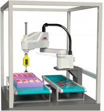 ����SCARA��е�ֱ�����ά��