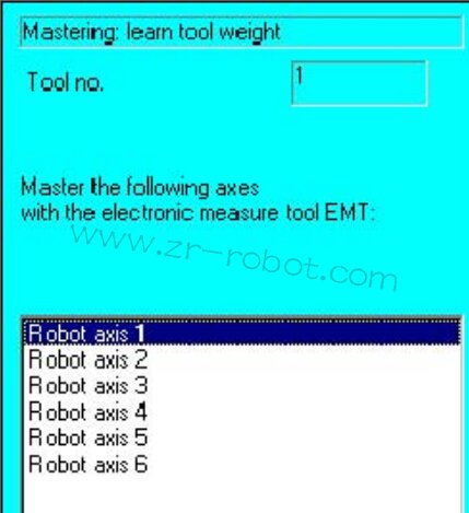 KUKA机器人工具重量“学习”