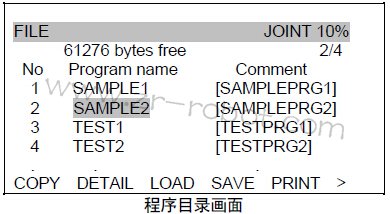 FANUC������ѡ�����Ĳ���