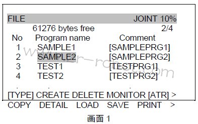 FANUC����������β鿴���޸ĳ�����Ϣ��