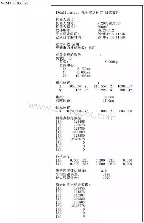 发那科FANUC机器人视觉零点标定操作