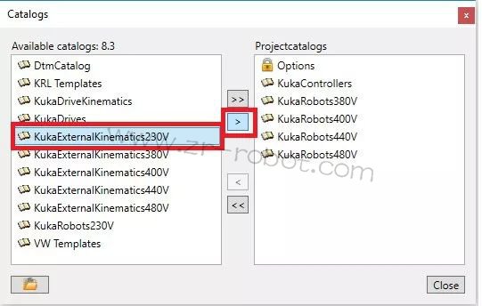 库卡KUKA机器人线性单元的配置