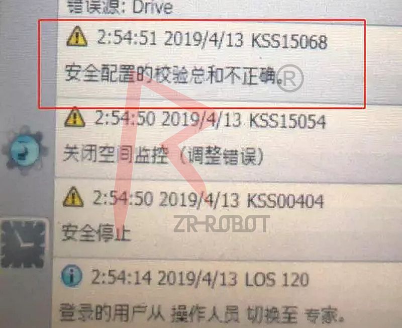 KUKA库卡工业机器人外部轴配置方法