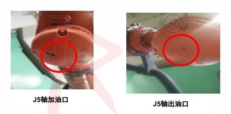 KUKA库卡机器人保养更换润滑油流程