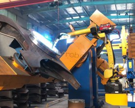 挖掘机上下车架焊接节气设备